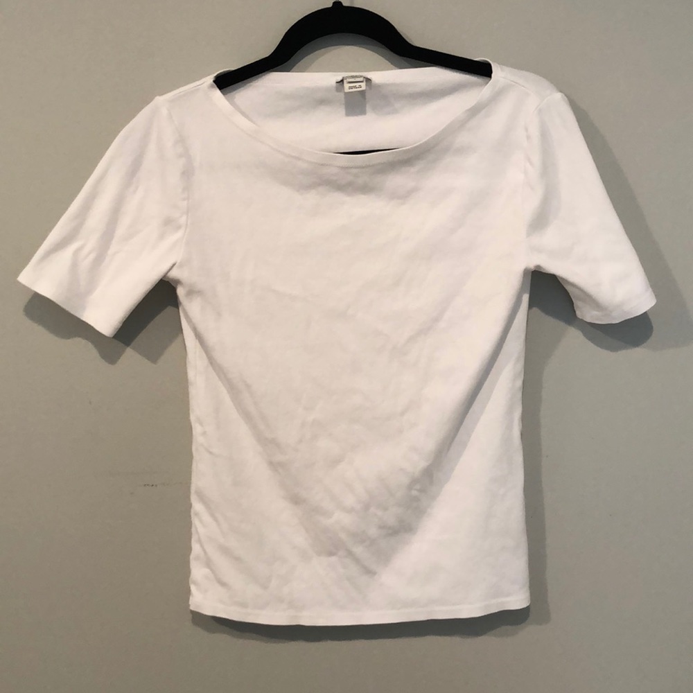 J Crew Boatneck Tee